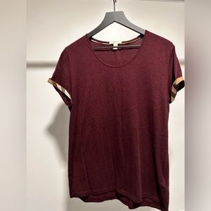 Burberry Womens T shirt size L